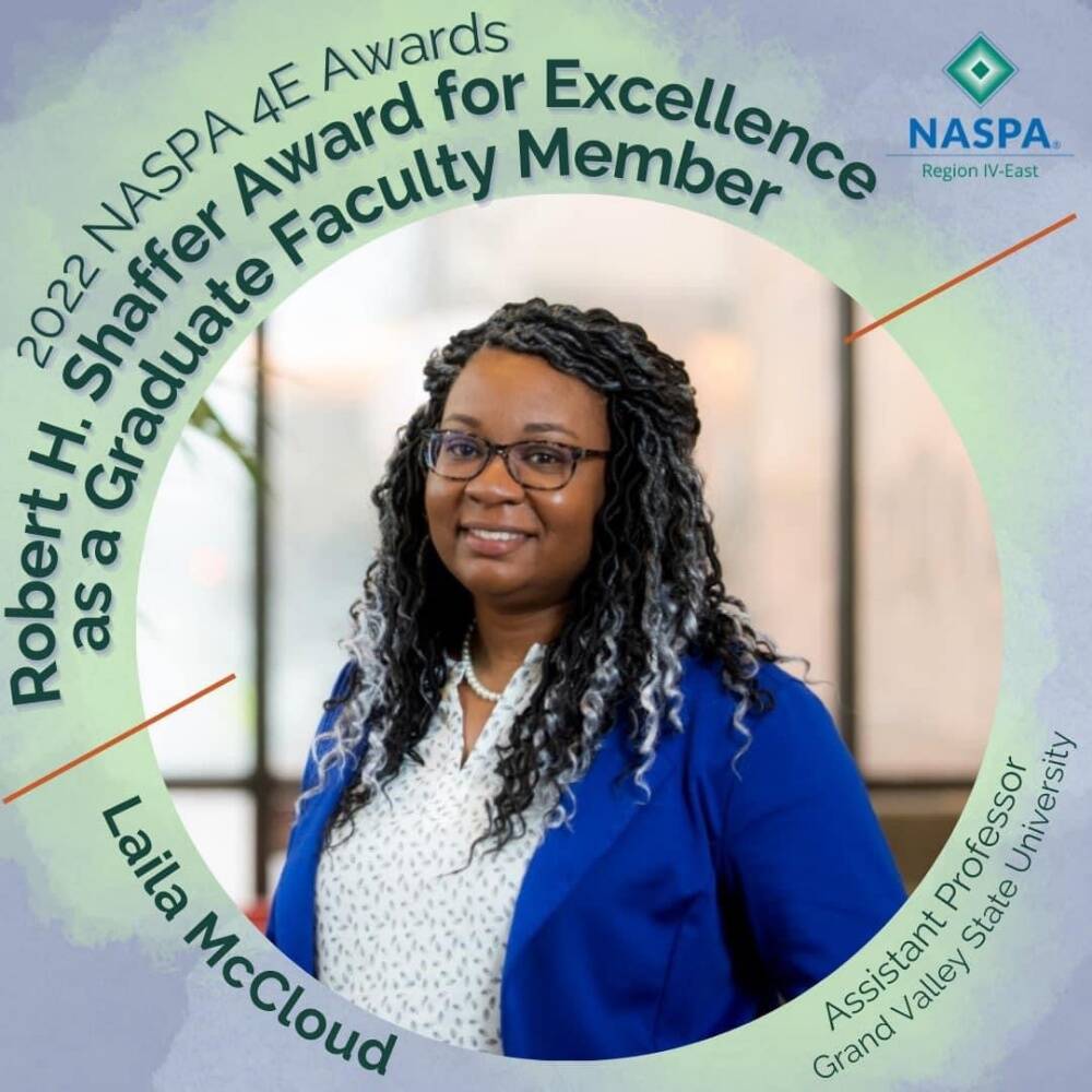 Congratulations Dr. Laila McCloud!